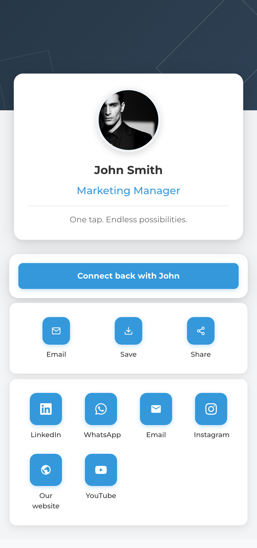 Profile theme preview