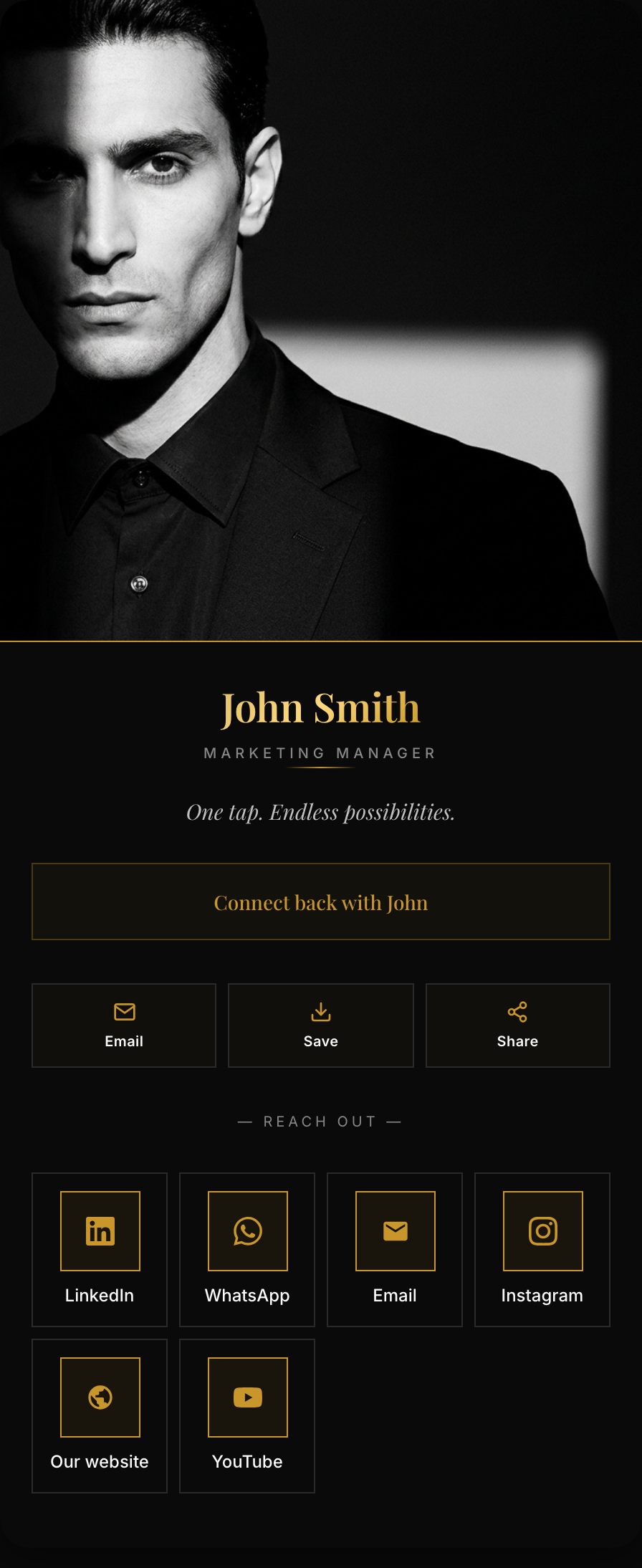 Luxe Big profile theme