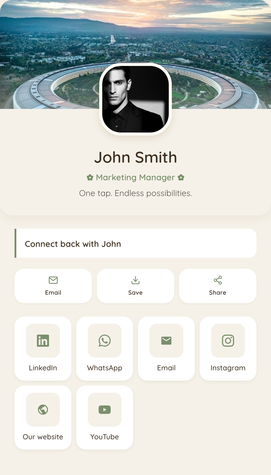 Nature profile theme
